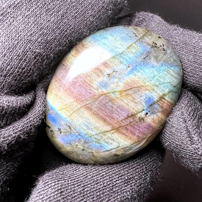 jet lag. Sleep one picture one object decoration handle l labradorite purple labradorite l - Items for Display - Stone Multicolor