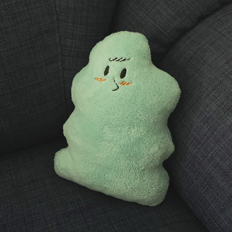 handle with bush tree - hand pillow - 貓/狗玩具 - 聚酯纖維 綠色