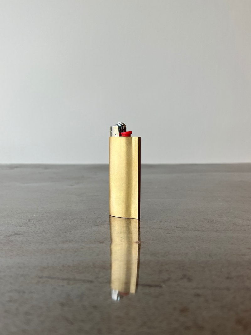 lighter case - 香氛蠟燭/燭台 - 其他金屬 金色