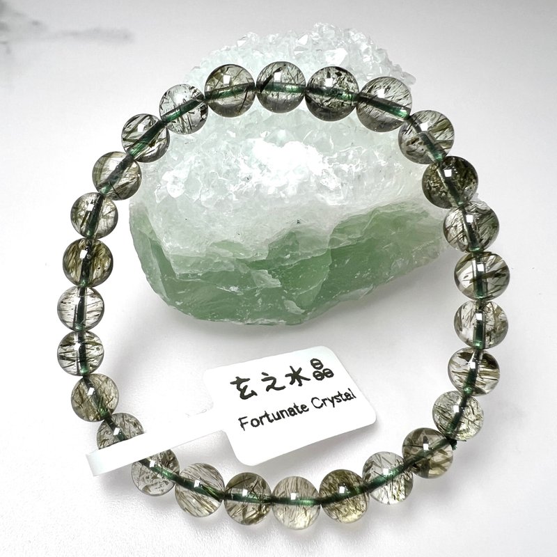 綠碧髮手串 | 水晶 | 水晶手串 | 水晶手鏈 | 水晶手鍊 - 手鍊/手環 - 水晶 綠色