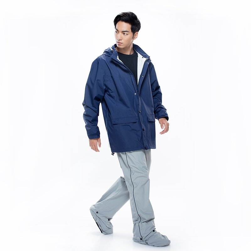 【MORR】Expansion Packable extended shoe cover rain pants - NY Grey - ร่ม - วัสดุกันนำ้ สีเทา