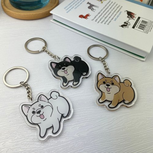 MSPC Cute Shiba Inu Keychains