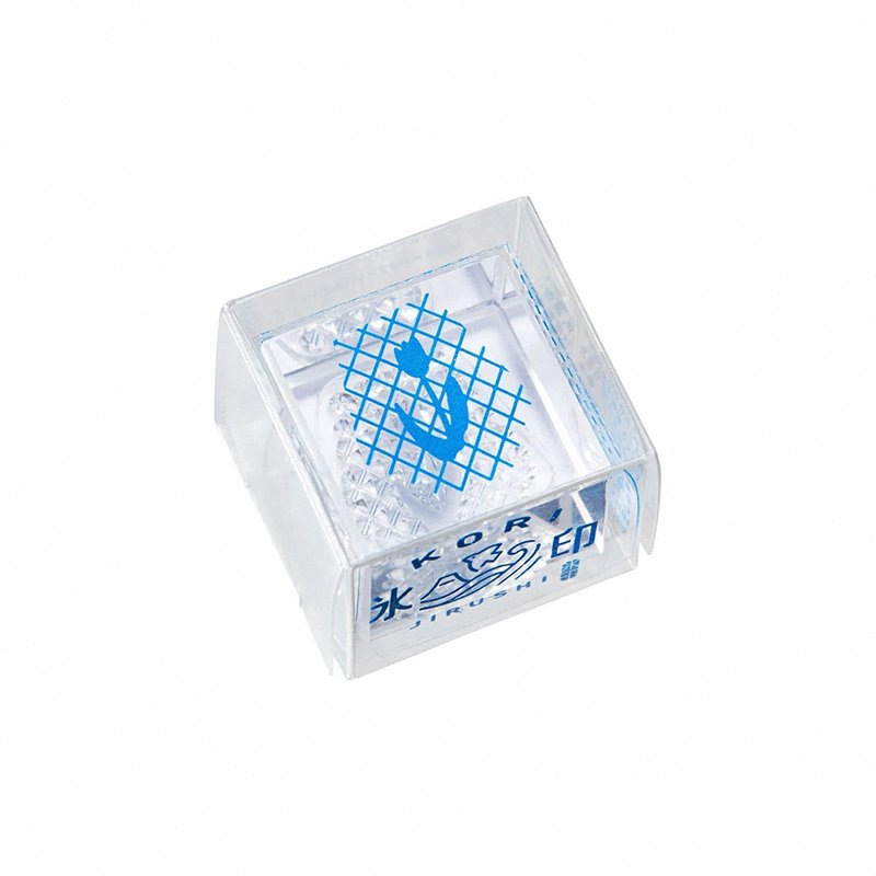 【KING JIM】HITOTOKI Ice Cube Crystal Stamp S Tulip - ตราปั๊ม/สแตมป์/หมึก - วัสดุอื่นๆ สีใส