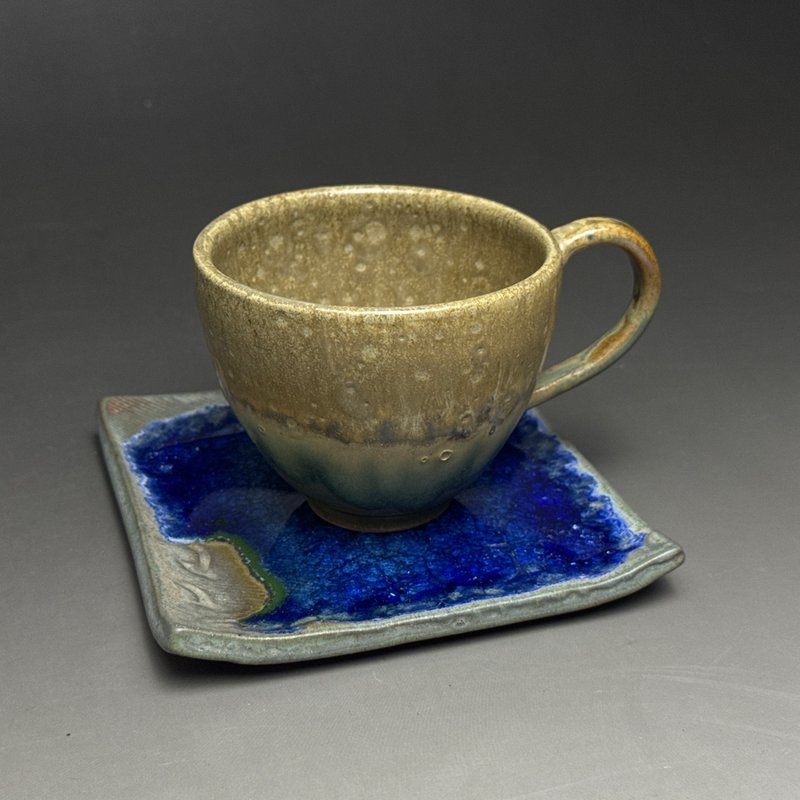 台灣【手作HandMade】侘寂の咖啡杯組拾壹 - 咖啡杯/馬克杯 - 陶 咖啡色