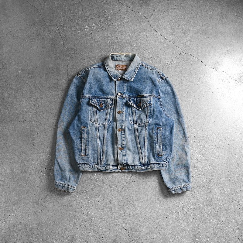 Vintage Wrangler Denim jacket - เสื้อโค้ทผู้ชาย - วัสดุอื่นๆ สีน้ำเงิน