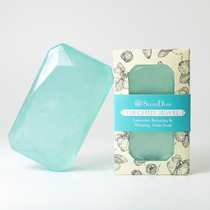 [Landou ScentDom] Lavender Stress Relief and Conditioning Gemstone Soap│Brand Direct - Soap - Other Materials 