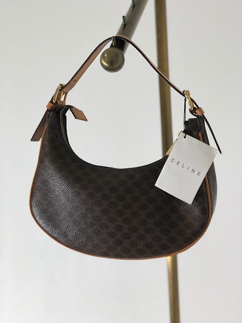 Directly shipped from Japan, brand name used packaging] CELINE Macadam PVC  leather AVA hobo bag shoulder bag Brown j3grwx - Shop solo-vintage Handbags  & Totes - Pinkoi