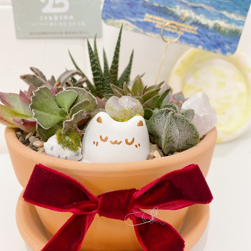 植感微景觀風格 • 開幕盆栽 升遷盆栽 新居落成 水晶盆景 水晶 - 盆栽/植栽 - 植物．花 