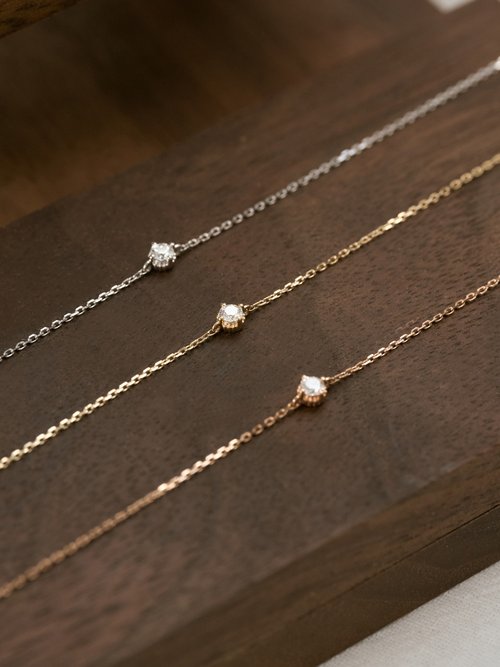 CHUREÈ JEWELRY | AURA經典手鍊 | 18K金 鑽石輕珠寶