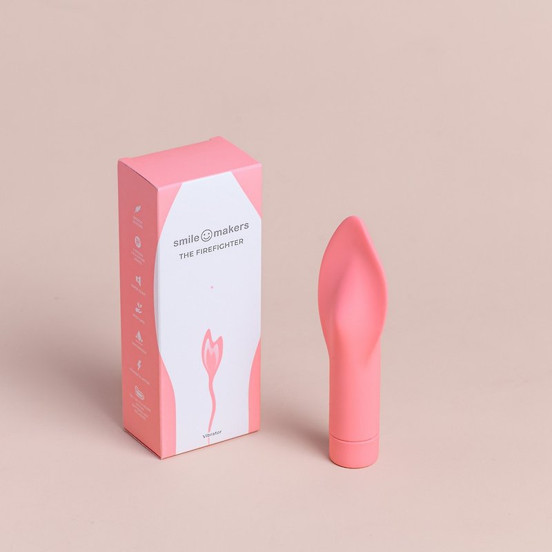 Smile Makers Fire Fighting Hero Pro-clitoral massage stick for women - สินค้าผู้ใหญ่ - ซิลิคอน สึชมพู