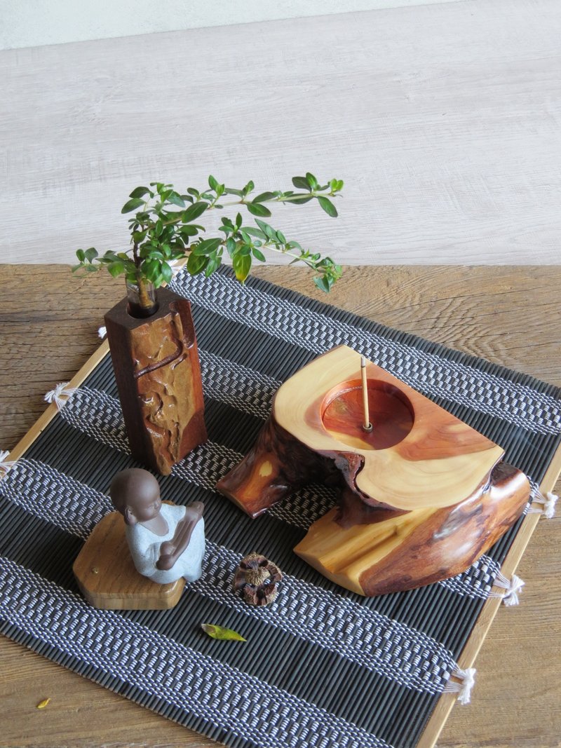 HO MOOD Nature Series - Handmade Log Fragrant Inserts - น้ำหอม - ไม้ สีนำ้ตาล