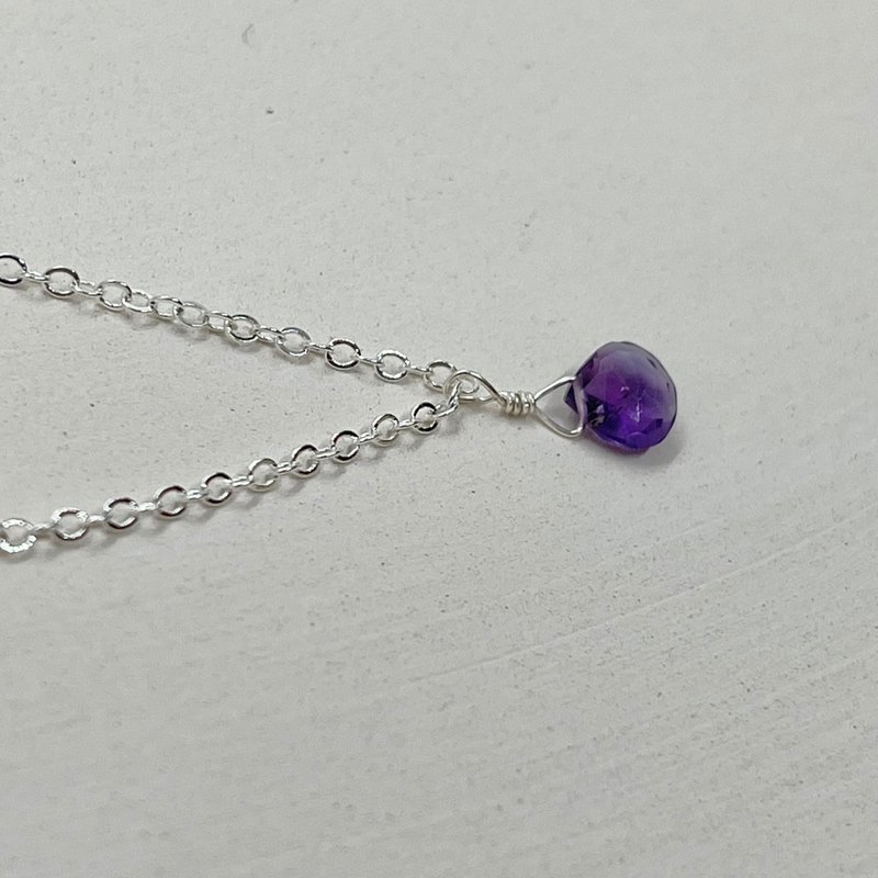 Natural Amethyst neckless - Necklaces - Gemstone Purple