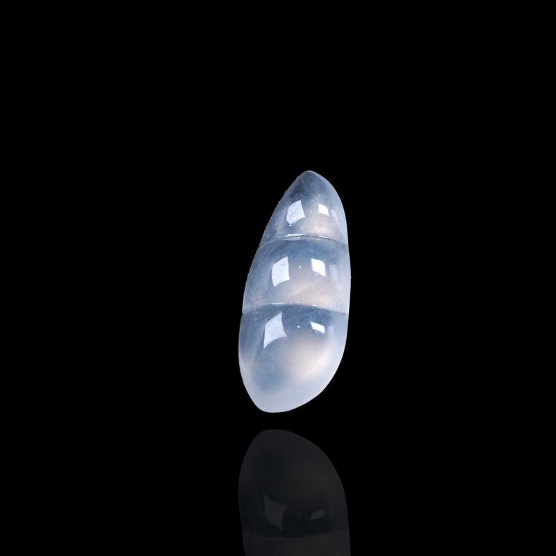 玻璃種翡翠福豆 | 裸石 | 天然緬甸玉翡翠A貨 | 送禮 - 金工/飾品 - 玉石 透明