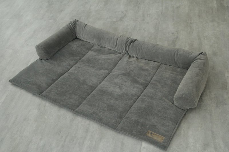 三目的ベッドメタルグレー - 寝具 - その他の化学繊維 