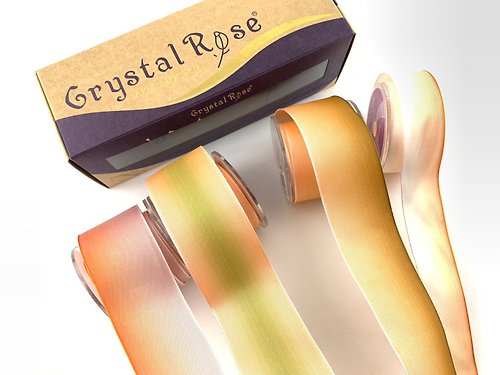 Crystal Rose Ribbon 緞帶專賣 DIY輕鬆折折/手作緞帶玫瑰禮盒/秋葉漫步/