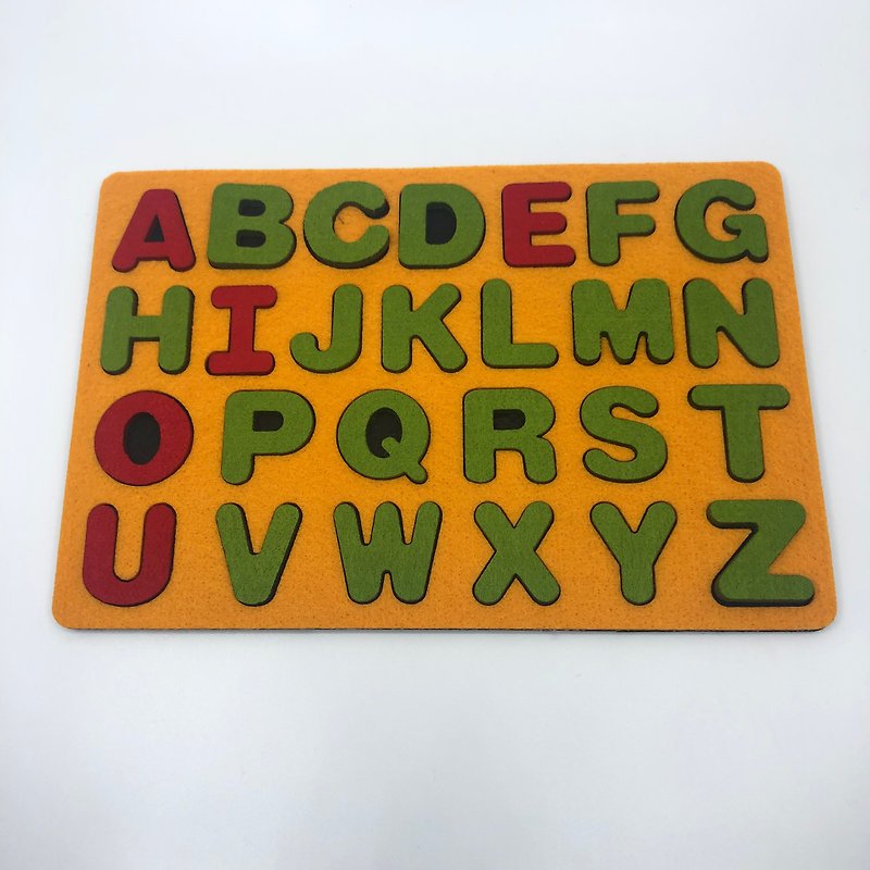 英文字母拼板 - 嬰幼兒玩具/毛公仔 - 其他人造纖維 