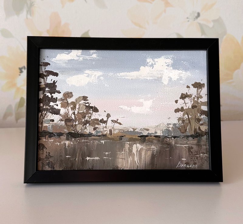 Abstract Landscape Oil Painting - 壁貼/牆壁裝飾 - 其他材質 