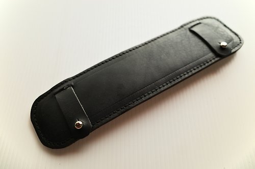 chayapha (Black Color) Leather Shoulder Strap Pad For Bag for Strap width 3 - 4 cm.