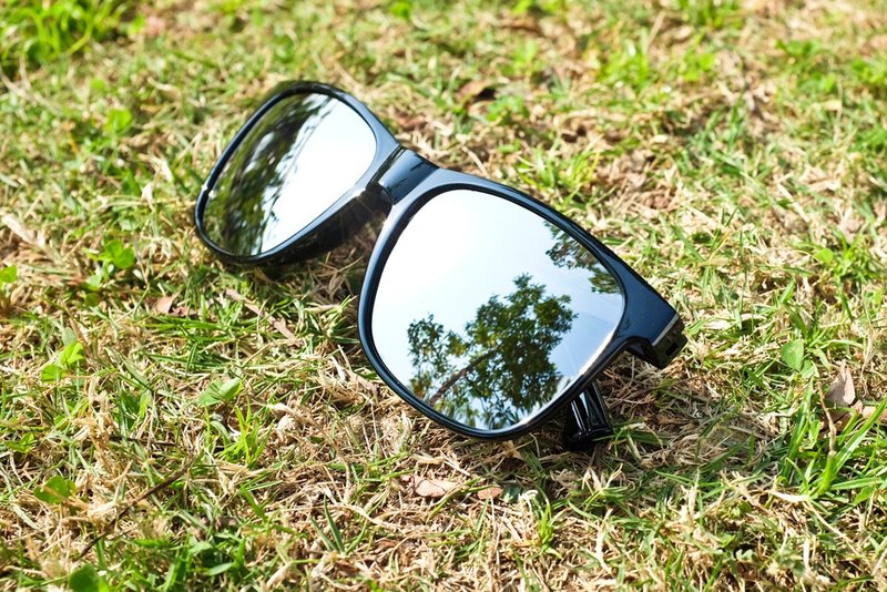 Sunglasses Polarized 2is FynnS│Rectangular Frame│Silver│UV400 - Sunglasses - Plastic Silver