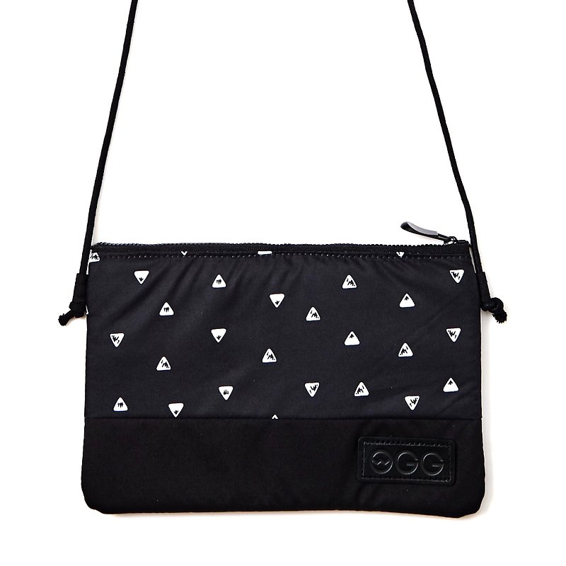OGG oblique small bag-rows of hills - Wallets - Polyester Black