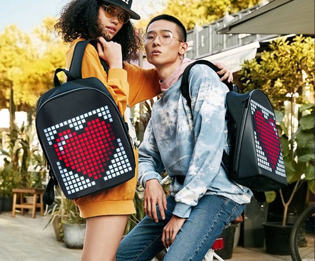 送料無料】Trend LED Screen Backpack Divoom Pixel Backpack/ピクセル