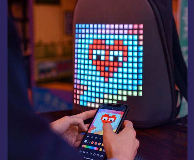 送料無料】Trend LED Screen Backpack Divoom Pixel Backpack/ピクセル