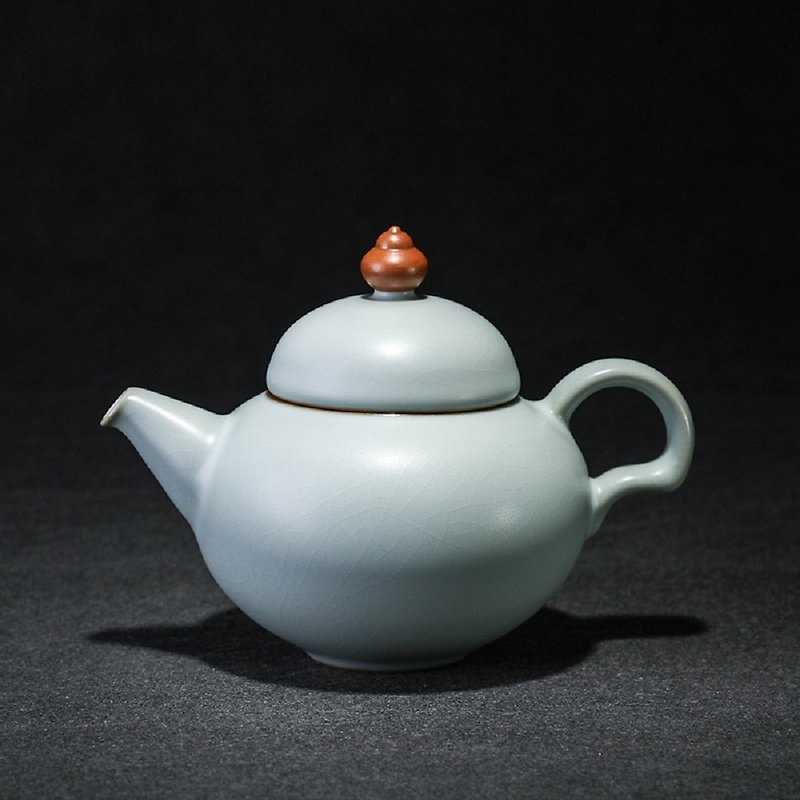 <Azure kiln> Tongxin pot (middle) Tea set teapot - ถ้วย - ดินเผา 
