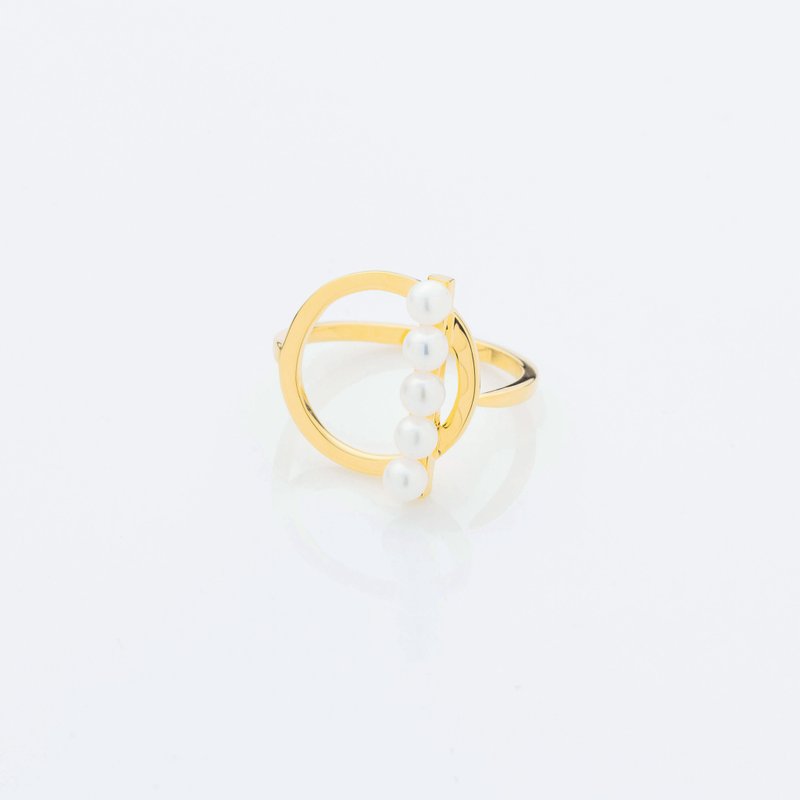 細緻內斂 / Oceana ring - 戒指 - 其他金屬 金色