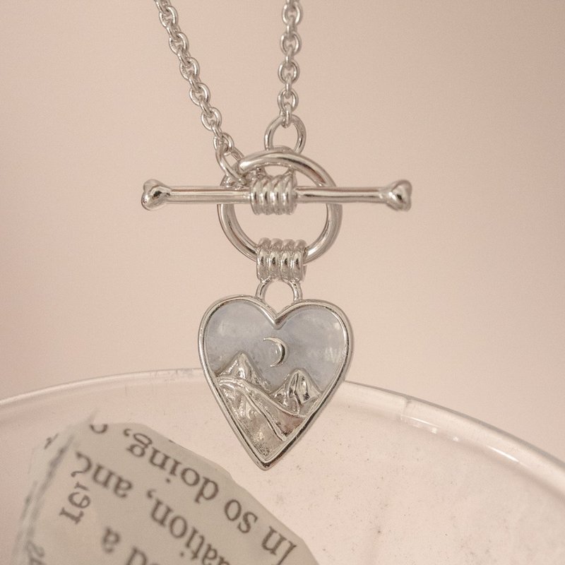 Whispers of the heart locket necklace - Necklaces - Sterling Silver Silver