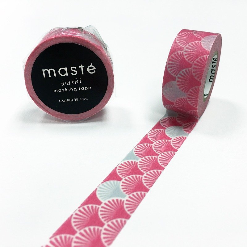 maste and paper tape Overseas Limited -Multi wind [Green Hyperion - Pink (MST-MKT202-PK)] - Washi Tape - Paper Pink