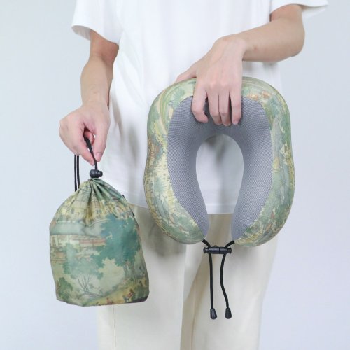 murmur murmur 山丘頸枕 (附收納袋)│清院本清明上河帖