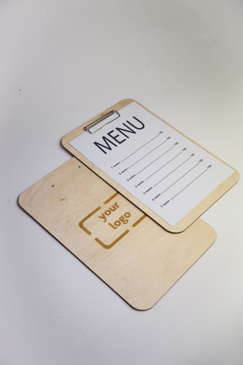 Wooden Menu FREE ENGRAVING - 其他 - 木頭 多色