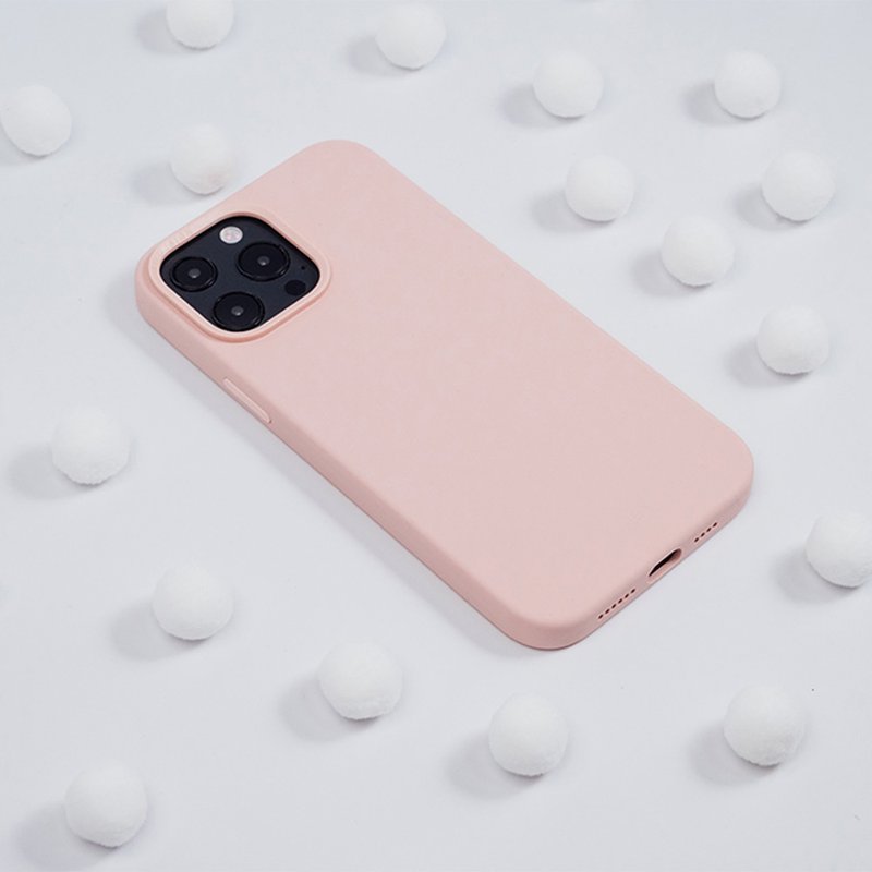 iPhone 13系列 LinoHue液態矽膠防摔手機殼 支援磁吸充電 -粉 - 手機殼/手機套 - 塑膠 粉紅色