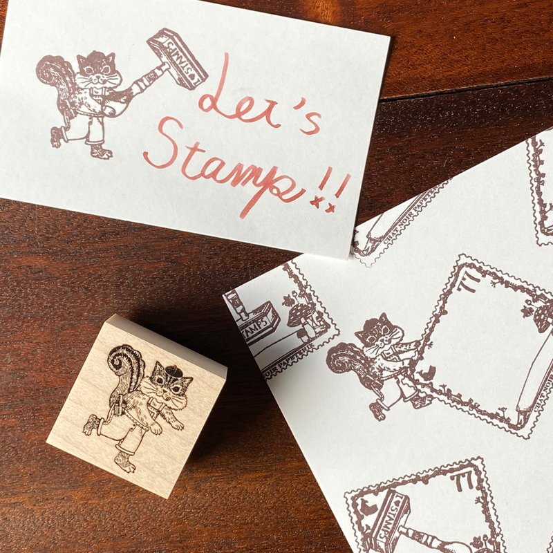 小幫手花生 - 印章/印台 - 木頭 