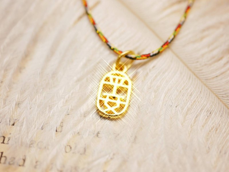 Gold Pendant-Peaceful Life Gold Jewelry-Gold 9999 - สร้อยคอ - ทอง 24 เค สีทอง