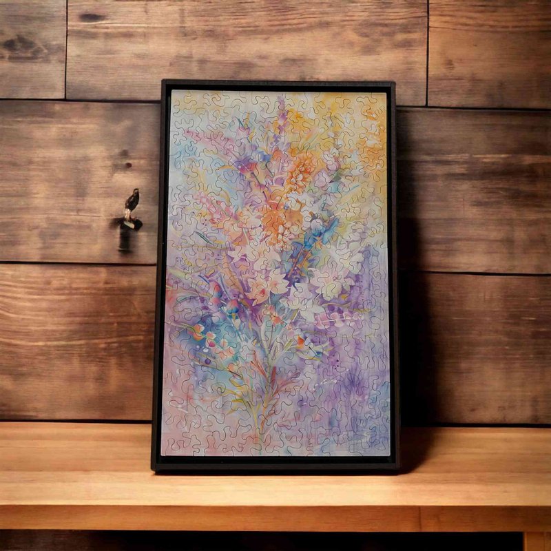 莫待無花-流彩【壁虎拼圖】 - 擺飾/家飾品 - 木頭 多色