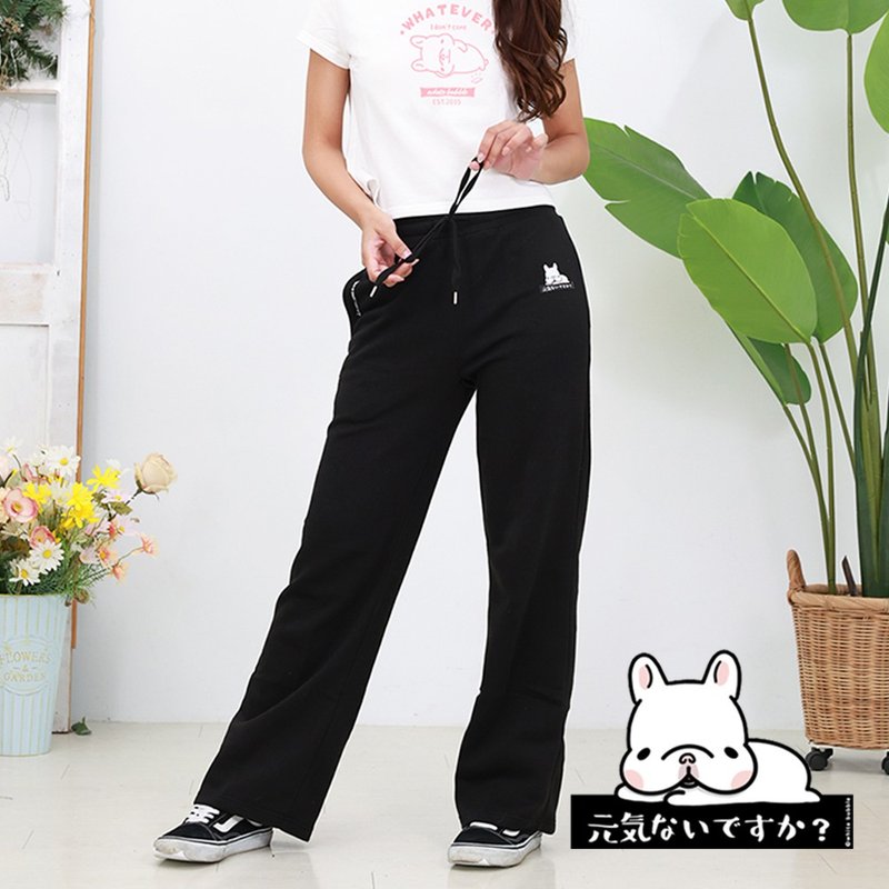 [ELASTI X Fadou White Bubble Joint Name] Casual Series - Strap Casual Pants - กางเกงขายาว - เส้นใยสังเคราะห์ 