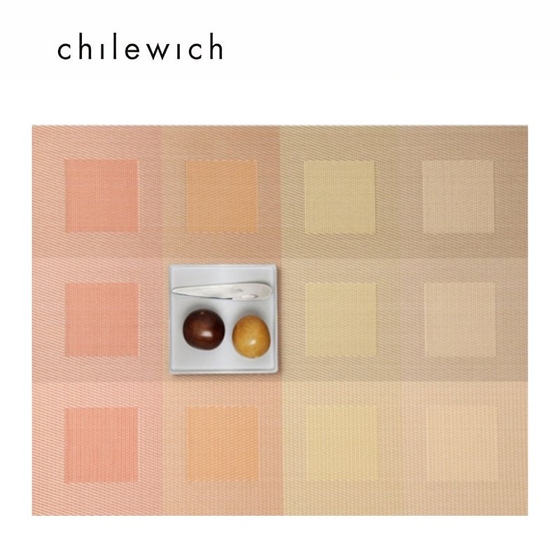Chilewich / Designed by Engineered Squares series placemats 36*48 cm available in four colors - ผ้ารองโต๊ะ/ของตกแต่ง - ซิลิคอน 