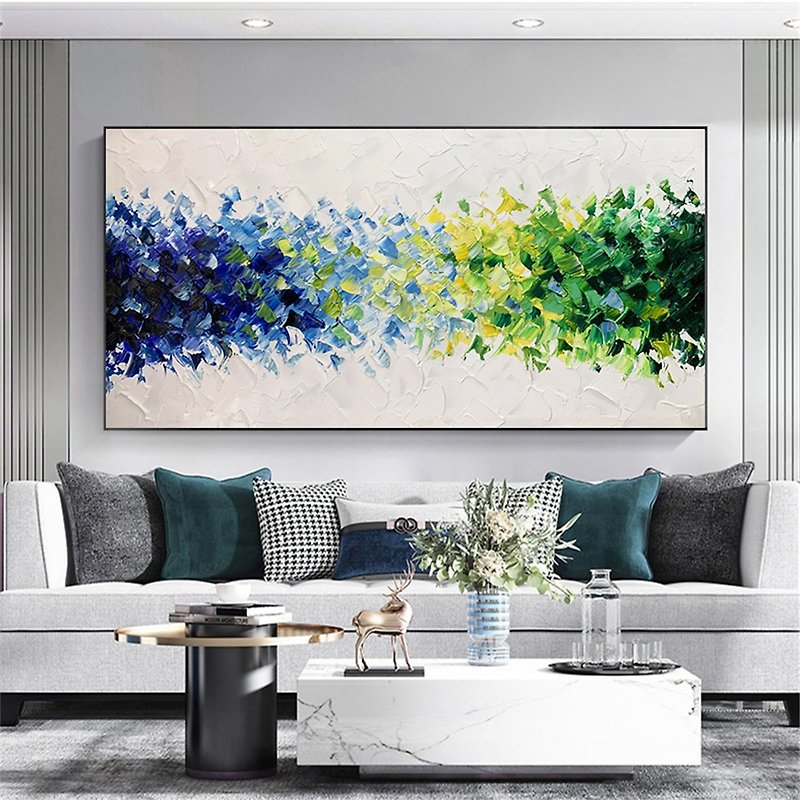 Landscape Painting Abstract Canvas Wall Art Picture for Living Room Decoration - Posters - Linen 