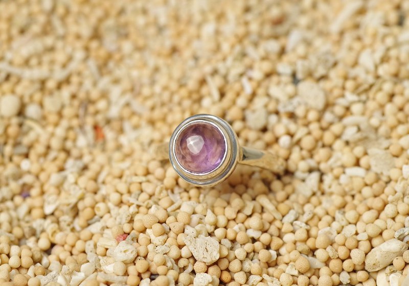 Amethyst Silver ring - แหวนทั่วไป - เครื่องเพชรพลอย สีม่วง