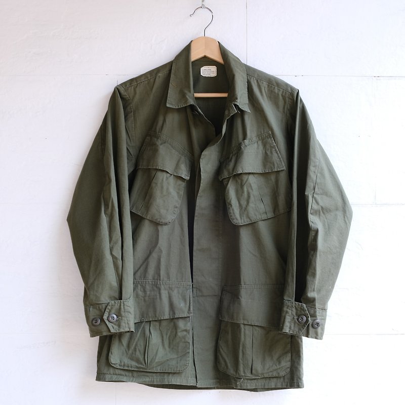 US ARMY  jungle fatigue jacket - เสื้อโค้ทผู้ชาย - ผ้าฝ้าย/ผ้าลินิน สีเขียว