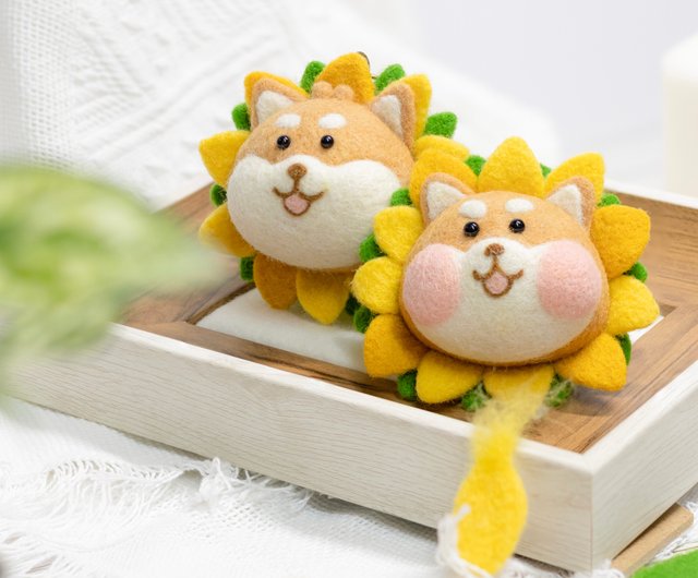 Sunflower kitty plush toy