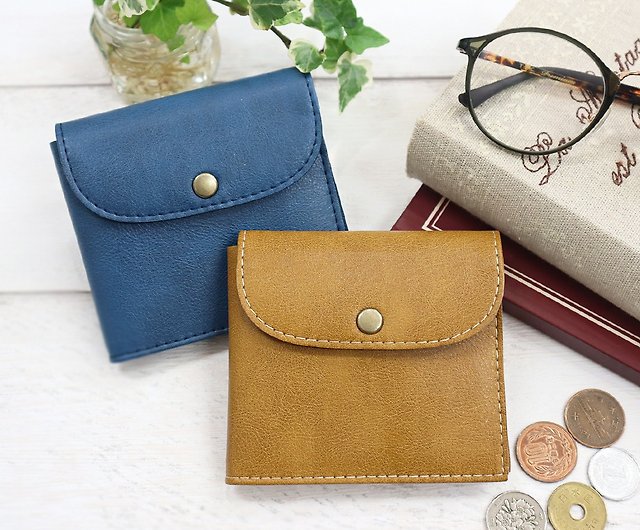 Faux Leather Bi-Fold Wallet