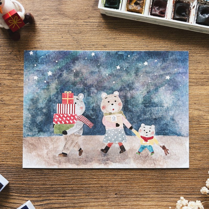 前往派對的路上 /繪本明信片 - 心意卡/卡片 - 紙 