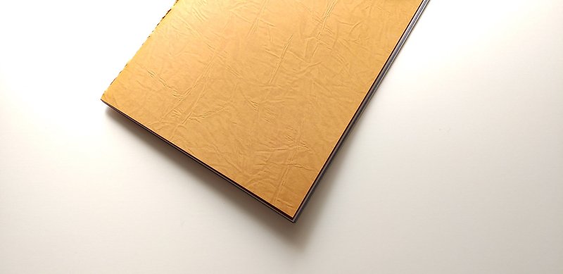 A5 Notebook Thin Re. Momi Shibori Brown Paper Lots of Notebooks - สมุดบันทึก/สมุดปฏิทิน - กระดาษ 