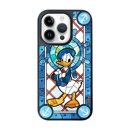 i-Smart i-Smart-迪士尼彩繪玻璃手機殼-iPhone15系列-唐老鴨 Donald Duck