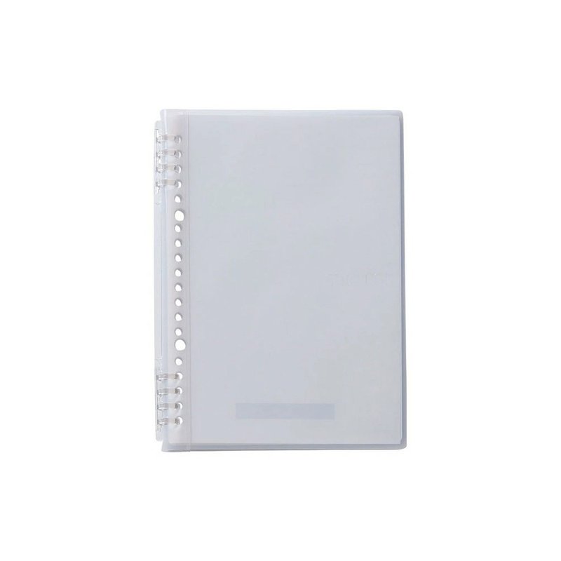 【KING JIM】CHEERS! 霓虹色雙扣環式筆記本 A5 白色 - 筆記本/手帳 - 塑膠 白色