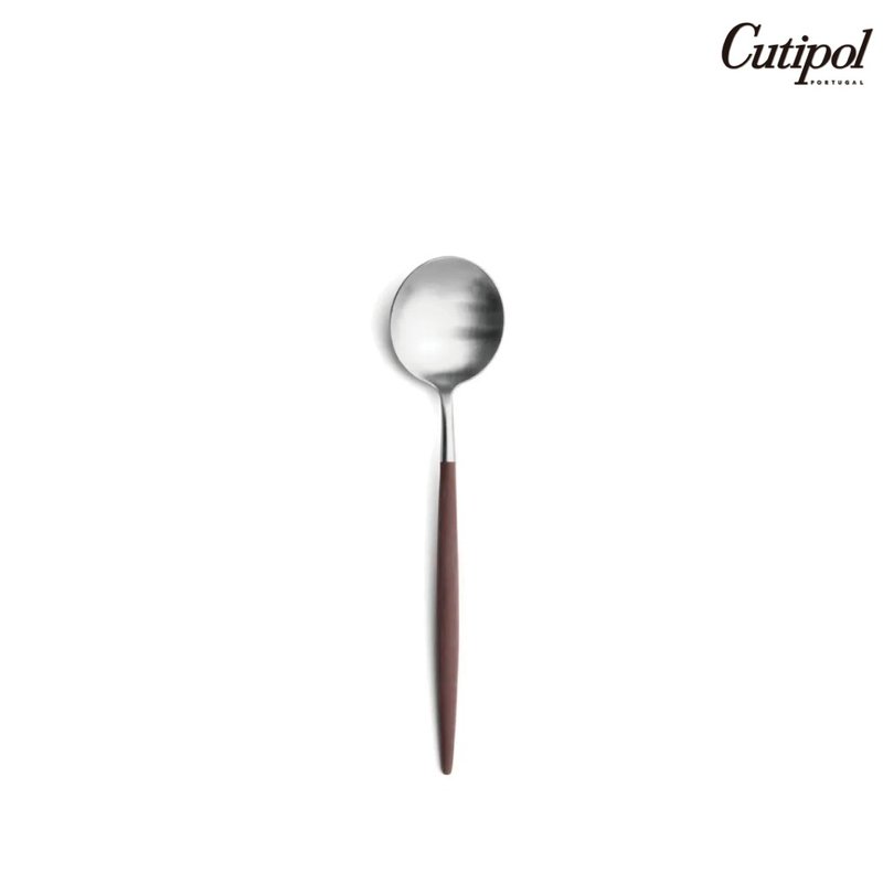 葡萄牙Cutipol GOA系列棕柄21cm主餐匙 - 刀叉/湯匙/餐具組 - 不鏽鋼 咖啡色