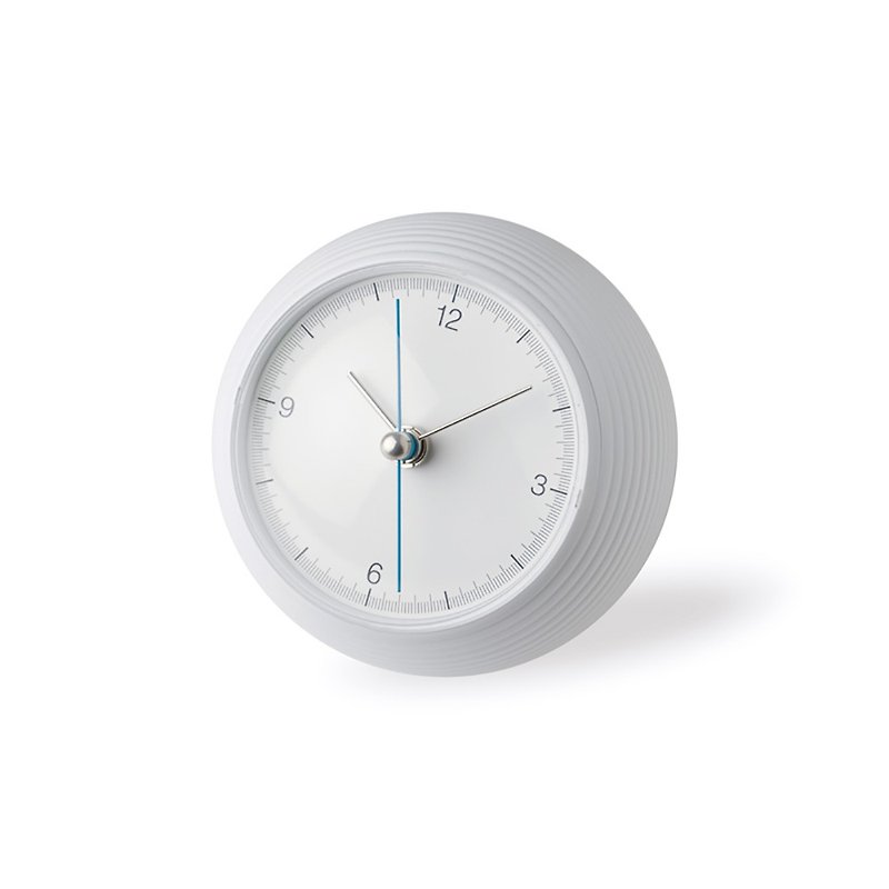 Lemnos Earth Clock Table - White - Clocks - Other Metals White