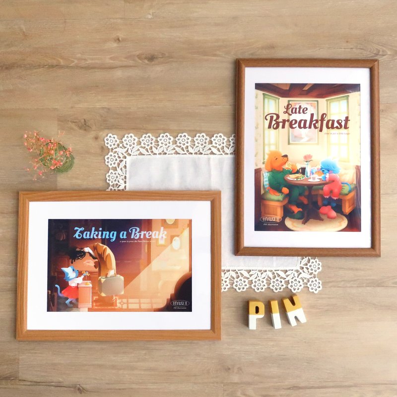 【Pin】The Pause Inn A4海報│附贈B4畫框 - 海報/掛畫/掛布 - 紙 